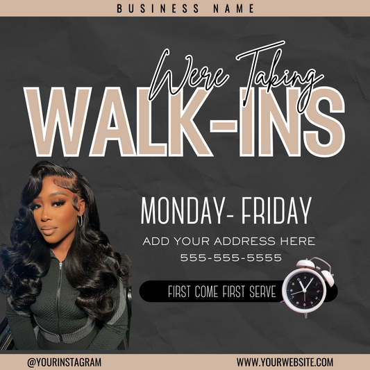 WALK INS FLYER